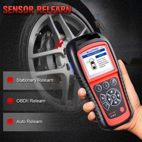 img 1 attached to Autel TS601 TPMS Relearn Tool: Advanced Version for Sensor Programming, OBDII Code Reader & Active Tests