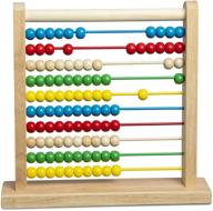 🧮 melissa & doug abacus - a timeless wooden educational toy with 100 beads for counting logo