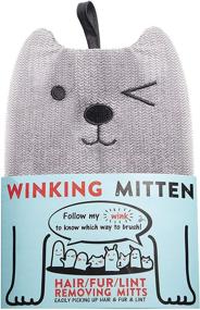 img 3 attached to 🧤 Double-Sided Winking Mitten: Reusable, Ultra Sticky Pet Hair & Lint Remover with Patented Technology