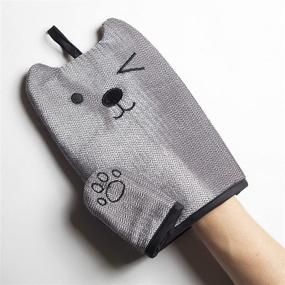 img 1 attached to 🧤 Double-Sided Winking Mitten: Reusable, Ultra Sticky Pet Hair & Lint Remover with Patented Technology