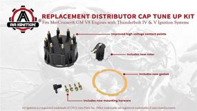 img 1 attached to 🔧 Набор по настройке зажигания Mercruiser GM V8 Thunderbolt IV HEI - Заменяет 187523, 805759Q3, 805759T3, 815407A2 - Крышка распределителя, ротор, прокладка.