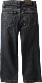 img 1 attached to 👖 Lee Little Boys' Husky Relaxed Fit Straight Leg Dungarees Jeans