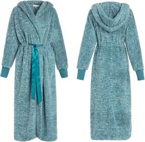 img 1 attached to Alexander Del Rossa Bathrobe A0269PURXL