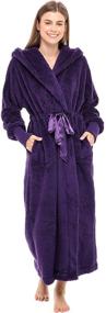 img 2 attached to Alexander Del Rossa Bathrobe A0269PURXL