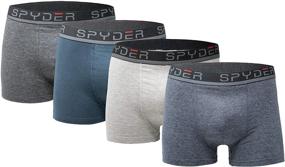 img 4 attached to Spyder Briefs Cotton Underwear Multicolored