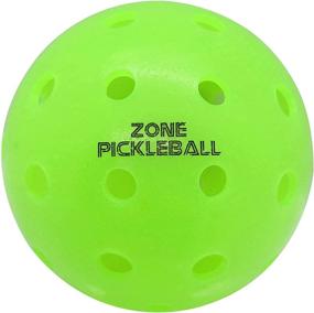 img 4 attached to 🎾 Zone PB Neon Green Outdoor Pickleballs: USAPA Approved, 40 Holes, Durable (6 Pack)