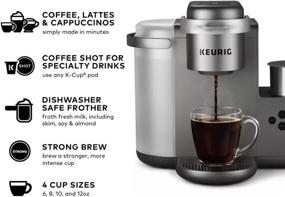 img 3 attached to ☕️ Keurig K-Cafe C Single Serve K-Cup Pod Latte and Cappuccino Maker, 12, Nickel