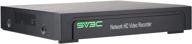 sv3c 16 channel nvr: сетевой видеорегистратор h.265 с 8 портами poe, поддерживает камеры ip до 5мп, совместим с onvif, поддерживает жесткий диск до 8тб логотип
