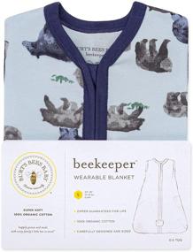 img 2 attached to Burts Bees Baby Beekeeper Wearable Bedding in Nursery Bedding