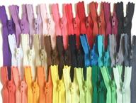 🔺 ykk assorted colors zippers pack - 12 inch, number 3 nylon coil set - bundle of 30 pieces logo