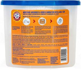 img 2 attached to 🌬️ Arm & Hammer Fragrance Free Refillable Moisture Absorber and Odor Eliminator, 3-Pack, 42 Ounces: Highly Efficient Odor Control and Moisture Removal Solution