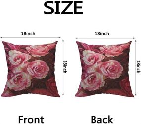 img 3 attached to HOSNYE Pillow Cushion Beautiful Decorative
