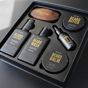 img 1 attached to 🎁 Complete Upgraded Beard Kit with Premium Grooming Essentials & Storage Box - Ideal Gifts for Man Dad Boyfriend