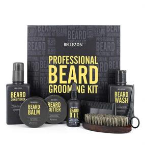 img 4 attached to 🎁 Complete Upgraded Beard Kit with Premium Grooming Essentials & Storage Box - Ideal Gifts for Man Dad Boyfriend