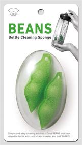 img 3 attached to Efficient Beans-Shaped Bottle Cleaning Sponge (Set of 2) for Spotless Clean!