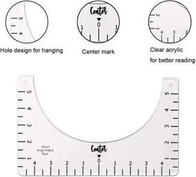 img 2 attached to Ultimate Tshirt Ruler: Perfect Alignment Tool for Centered Designs on T-Shirts - 2 Pcs Set