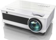 🎥 yaber native 1080p movie projector: 6500 lumens, x/y zoom function, 78,000 hours, full hd video projector compatible with iphone, android, pc, tv box, ps4 for home, outdoor, gaming (white) logo