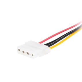 img 3 attached to 🔌 3-Pack SATA Power Cable Adapter: Convert SATA 15 Pin Male to Molex LP4 Female Power Cable 8-inch