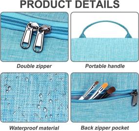 img 2 attached to 🚰 Water Resistant Portable Bathroom Toiletry Organizer for Travel Accessories