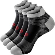paplus ankle compression sock: supportive low cut running socks for men and women - available in 2/4/6 pairs logo