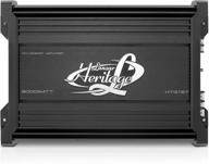 🚗 lanzar amplifier htg157: monoblock car audio amplifier - 3000w | 2 ohm | mosfet | rca input | bass boost | crossover network | black logo