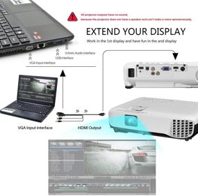 img 1 attached to 🔌Усовершенствованная связь: VGA к HDMI адаптерный кабель для безшовной интеграции дисплея.