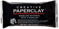 🎨 versatile creative paperclay modeling compound: 4-ounce (113g), white edition logo
