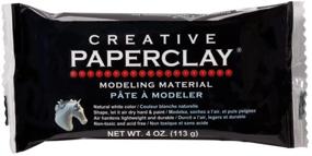 img 1 attached to 🎨 Versatile Creative Paperclay Modeling Compound: 4-Ounce (113g), White Edition