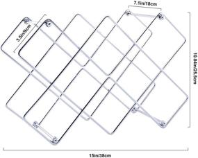 img 1 attached to Винный стеллаж Moxita для столешницы: стильный и компактный держатель на 10 бутылок для домашнего бара и кухонных шкафов.
