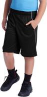 c9 champion boys' color block short-9" inseam: stylish and comfortable boys' sportswear logo