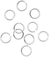 10-piece beadaholique ssjl06 sterling silver jump lock rings | 6mm, 18-gauge logo