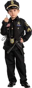 img 3 attached to 👮 Deluxe Premium Child Police Costume