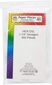 img 1 attached to Paper Pieces HEX125L Hexagon 450Pc