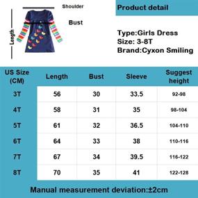 img 3 attached to Clothes Cotton Butterfly Dresses 7_Years Girls' Clothing in Dresses