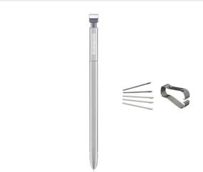 img 1 attached to 🖊️ Enhanced Stylus S Pen for Samsung Chromebook Plus XE521QAB 2-in-1 + Replacement Tips/Nibs - Gray