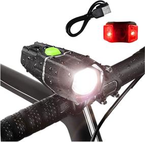 img 4 attached to Bright Eyes Ember 400 LUMENS: Powerful, Long-lasting Bike Headlight with GoPro Compatibility, USB Rechargeable & Waterproof - Includes Free Tail Light