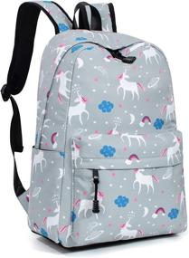 img 4 attached to Leaper Unicorn Backpack School Bookbag