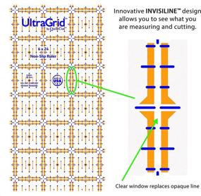 img 1 attached to QuiltCut UltraGrid Бонусная антискользящая стеганая одеялка