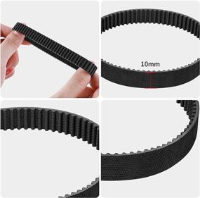 img 1 attached to 🔌 4 Pack KEEPOW DC17 Replacement Belts - Compatible with Dyson DC17 Animal Absolute Vacuum Cleaner (Part 911710 01 02)