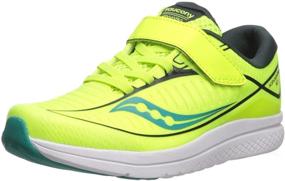 img 4 attached to 👟 Saucony Kinvara Turquoise Little Girls' Athletic Sneaker Shoes