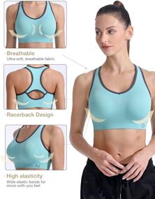 img 1 attached to Fittin Womens Padded Sports Removable Outdoor Recreation in Outdoor Clothing
