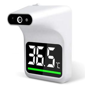 img 4 attached to 🌡️ AGZ Wall-Mounted Infrared Forehead Thermometer: Contactless LED Digital Thermometer for Adults with Fever Alarm