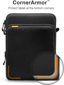 img 2 attached to Protective Shoulder Bag for 11-inch iPad Pro & iPad Air, Surface Go & More: 360° Cordura Tablet Sleeve Carrying Case by tomtoc