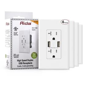 img 4 attached to 🔌 AIDA Charger Resistant Receptacle: Uncompromised Industrial Electrical Solution