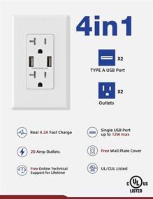 img 2 attached to 🔌 AIDA Charger Resistant Receptacle: Uncompromised Industrial Electrical Solution