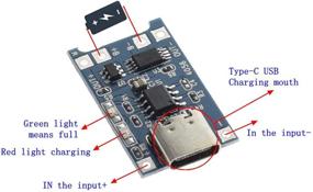 img 3 attached to 🔋 Highly Efficient and Protective HiLetgo TP4056 Type-c USB 18650 Lithium Battery Charger Module | 3pcs Set