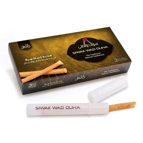 img 3 attached to MISWAK Tooth Stick: Natural Teeth Whitener & Gum Health Booster - Pack of 3 Sticks with Holder