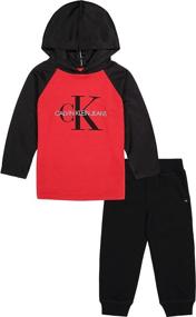 img 1 attached to Calvin Klein Pieces Vanilla Heather Boys' Clothing