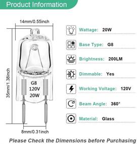 img 3 attached to 💡 Optimized Replacements for Dimmable Halogen Cabinet Lighting