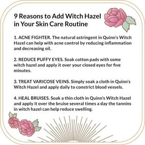 img 1 attached to Quinns Alcohol Free Witch Hazel 16Oz Skin Care